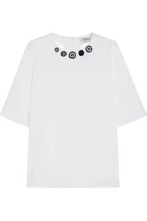 Max Mara T-Shirts, female, , XS, Casual Cotton Shirt