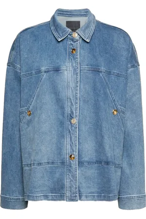 Elena Miro Denim Shirts, female, , S, Oversize Denim Jacket with Modern Touch