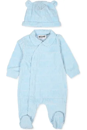 Moschino Rompers and Hat Set