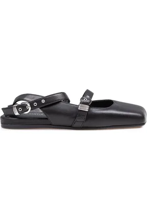 vic matiè Nappa Ballerina Shoe with Square Toe