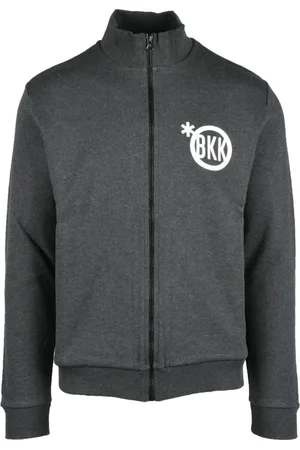 Bikkembergs Zip-throughs, male, , XL, Cotton Sweatshirt - Model: Felpa