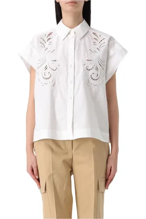 Twin-Set Embroidered Poplin Shirt