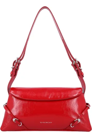 Givenchy Shoulder Bags, female, , ONE SIZE, Patent Leather Handbag with Flap Closure