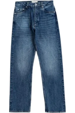 STUDIO NICHOLSON Straight Jeans, male, , L, Riso jeans, straight cut, 5 pockets