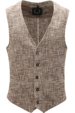 Tonello Slim Fit Waistcoat Jacket, Made in Italy