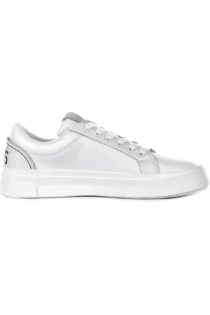 GCDS Sneakers, female, , 4 UK, Leather Trainers with Rubber Sole
