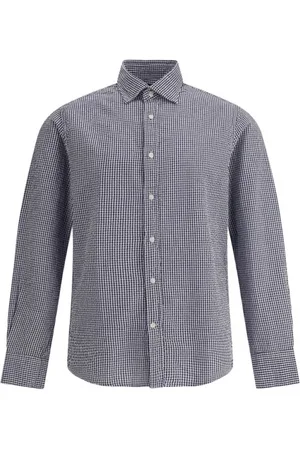 DEPERLU Casual Shirts, male, , L, Striped Cotton Shirt