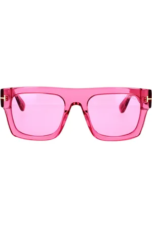 Tom Ford Sunglasses, unisex, , 53 MM, Geometric Stylish Sunglasses with T Logo
