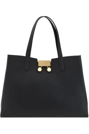 Marni Handbags, female, , ONE SIZE, Grained Leather Tote Bag