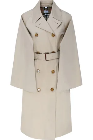 Burberry Honey Cotton Trench Coat Jacket