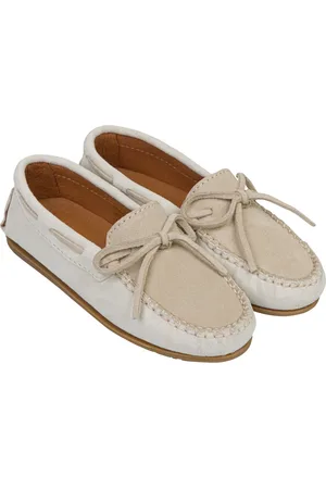 ELEVENTY Shoes, unisex, , 34 EU, Kids Leather Moccasin Color Block