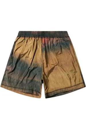 ARIES Casual Shorts, male, , M, Colorfade Windcheater Short in Multi Colors