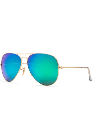 Ray-Ban Sunglasses, unisex, , ONE SIZE, Aviator Flash Metal Sunglasses