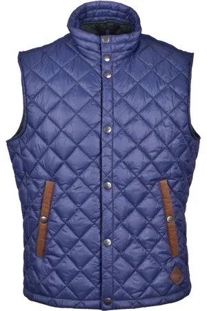 HUSKY Padded Sleeveless Gilet with Snap Fasteners