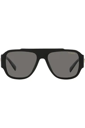 VERSACE Polarized Pillow Shape Sunglasses