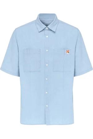 Maison Kitsuné Short Sleeve Shirts, male, , S, Casual Short Sleeve Shirt