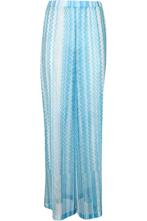 Missoni Wide Trousers, female, , XS, Sheer Wide Leg Trousers