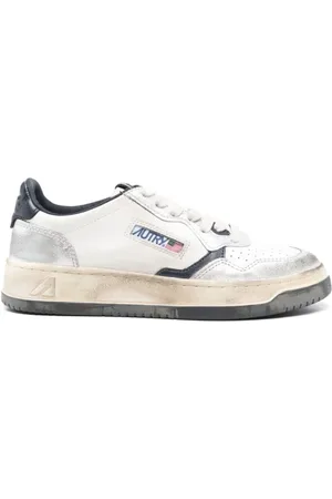 Autry Chic Leather Trainers Nf07 Aw24