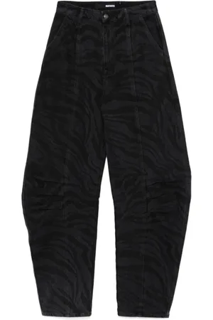 ROTATE Zebra Twill Cargo Trousers