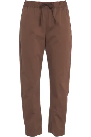 SEMICOUTURE Gabardine Cropped Trousers