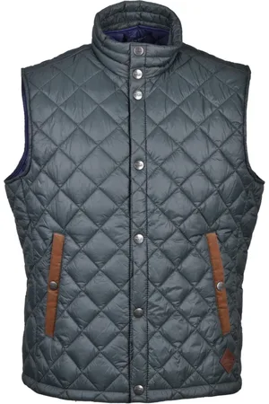HUSKY Padded Sleeveless Gilet with Snap Fasteners