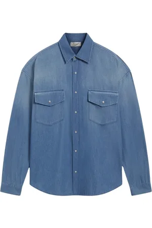 PENCE Denim Shirts, male, , S, Front Pocket Shirt