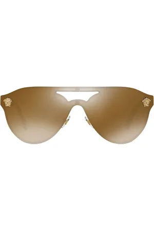 VERSACE Sunglasses, unisex, , 42 MM, Pilot Style Sunglasses with Medusa Logo