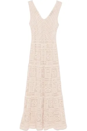 D.EXTERIOR Maxi Dresses, female, , L, V-Neck Sleeveless Slip Dress