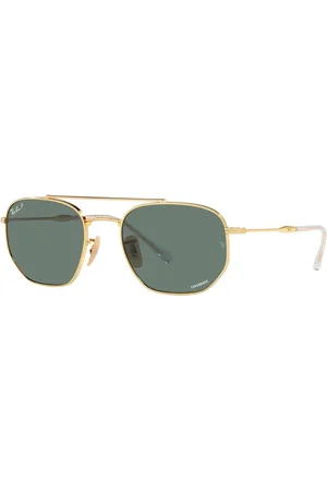 Ray-Ban Sunglasses, unisex, , 54 MM, Polarized Irregular Sunglasses with Grey Lenses