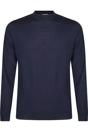 ELEVENTY Round-neck Knitwear, male, , 3XL, Sporty Wool Crewneck Jumper