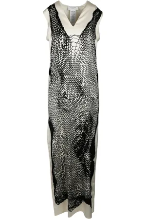 Sportmax Long tunic dress with side slit