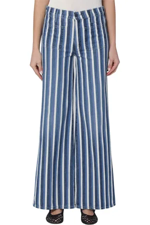 Mother Patch Pocket Palazzo Jeans Twister