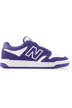 New Balance Eco-Leather Trainers with Perforated Details