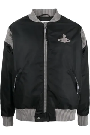Vivienne Westwood Striped Cyclist Bomber Jacket