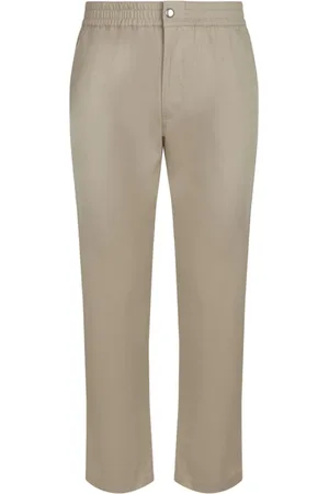 Maison Kitsuné Slim-fit Trousers, male, , 3XS, Tapered Leg Cotton Trousers