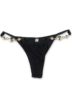 Reina Olga Splash Bikini Bottom with Seashell Embellishments