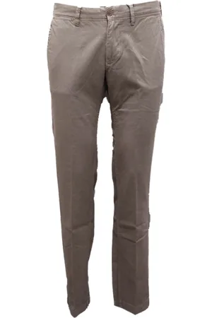 Woolrich Chinos, male, , W31, Classic Chino Slim Trousers Tortora