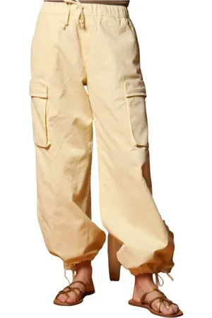 Masons Cargo Jogger Trousers in Cotton and Linen