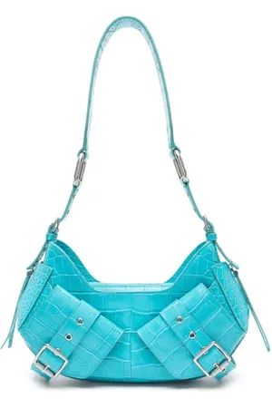 BIASIA Turquoise Nickel Shoulder Bag