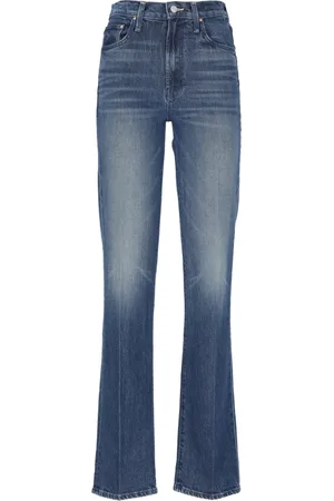 Mother Boot-cut Jeans, female, , W29, Cotton Jeans with Belt Loops