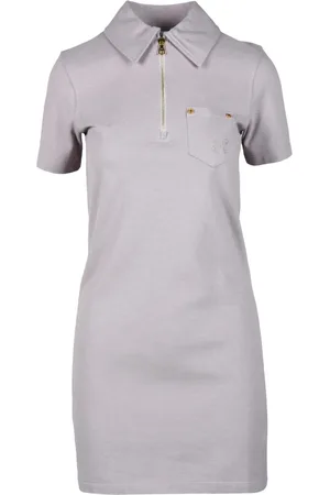 Palm Angels Short Dresses, female, , M, Cotton Polo Dress