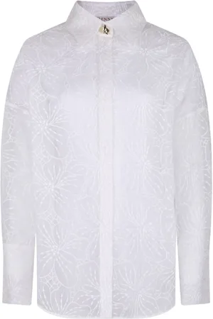 GENNY Orchids Embroidery Shirt