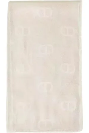 Twin-Set Jacquard Stole with Lurex and Oval