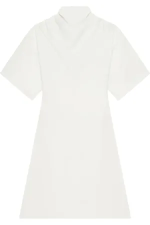 Courrèges Short Dresses, female, , XS, Scarf Dress, Short Sleeves, A-line