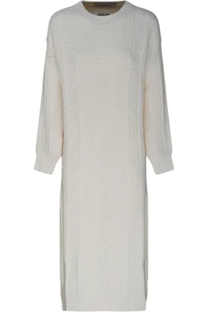 Golden Goose Wool Long Dress with Double Star