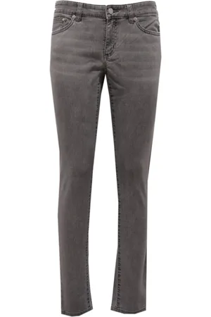 Michael Kors Skinny Grey Trousers Gunmetal Model