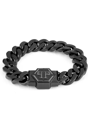 Philipp Plein Bracelets, male, , ONE SIZE, Bracelet Arm Chain Hexagon