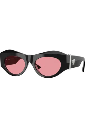 VERSACE Stylish Sunglasses with Pink Lenses