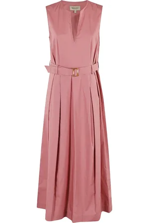 Woolrich Maxi Dresses, female, , L, Sleeveless Belted Midi Dress