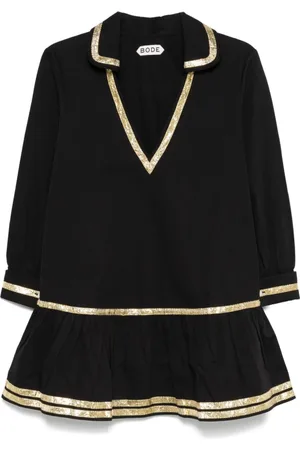 BODE Short Dresses, female, , S, Tinsel Tape Dress